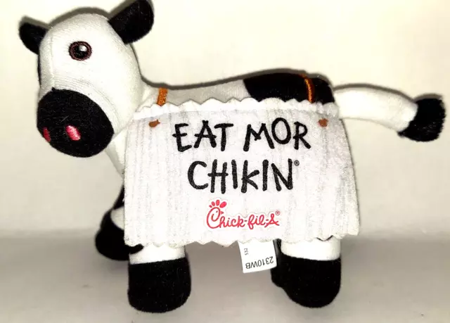 Chick-fil-A Cow Plush Eat Mor Chikin'  More Chicken Toy