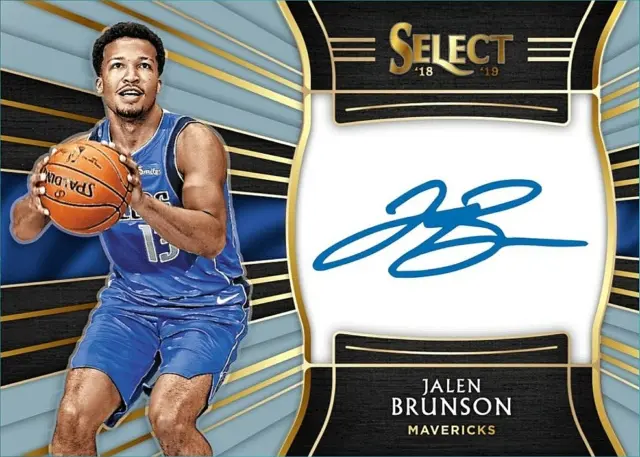 2018 Panini Select Rookie Autograph Rare JALEN BRUNSON Signature RC Digital Card