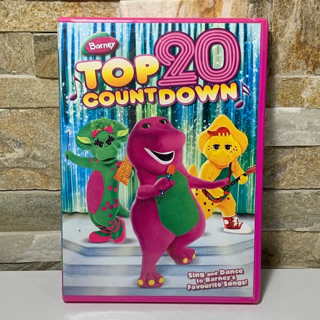 BARNEY TOP 20 Countdown DVD Kids Family Sing Along Songs Lion Cub Films ...