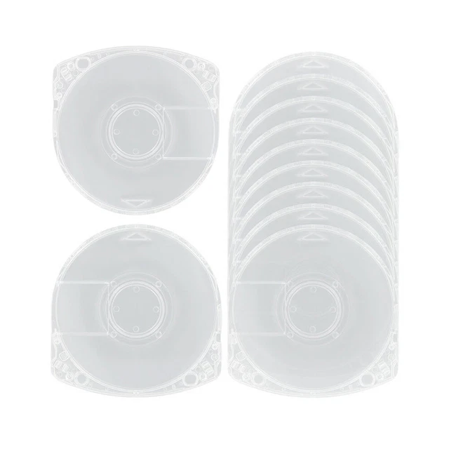 10Pcs Replacement Clear UMD Game Disc Case-Shell for Sony PSP1000/2000/3000