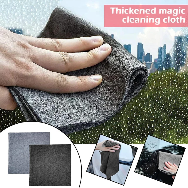 Thick Magic No Trace Glass Cleaning Cloth Lint Free Car Rag1* M1B9