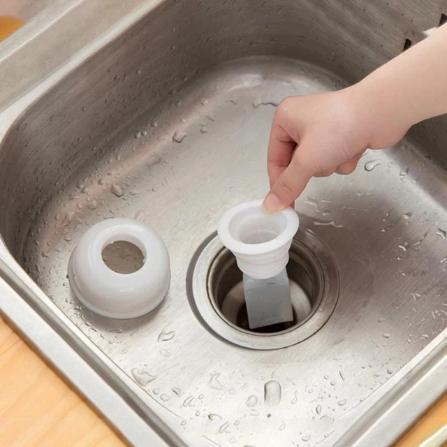 Odor Filter Silicone Seal Drain Core Deodorant Sealing Ring Sink Drain Pipe
