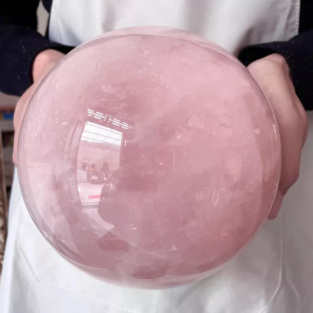5160g Natural Rose Quartz Sphere Crystal Ball Reiki Healing