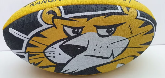 AFL Richmond football club Tigers collectable Sherrin football mascot 32cm 2