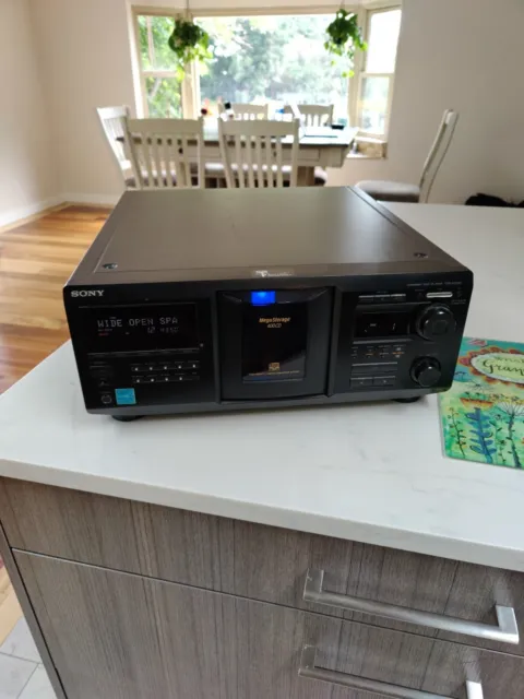 SONY CDP-CX455 Mega Storage 400 CD Player Changer Carousel ~ WORKS GREAT