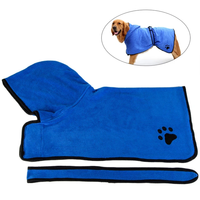 Toalla de baño de agua de secado rápido para mascotas de absorción rápida para perros y gatos tamaño