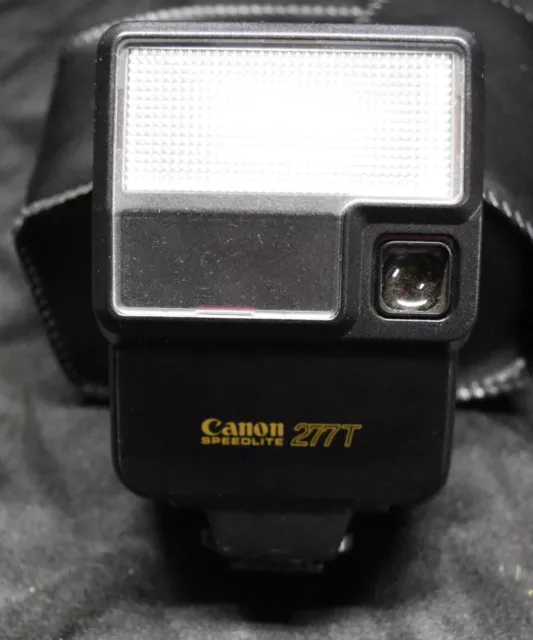 Canon Speedlite 277T Camera Shoe Mount Flash with Case