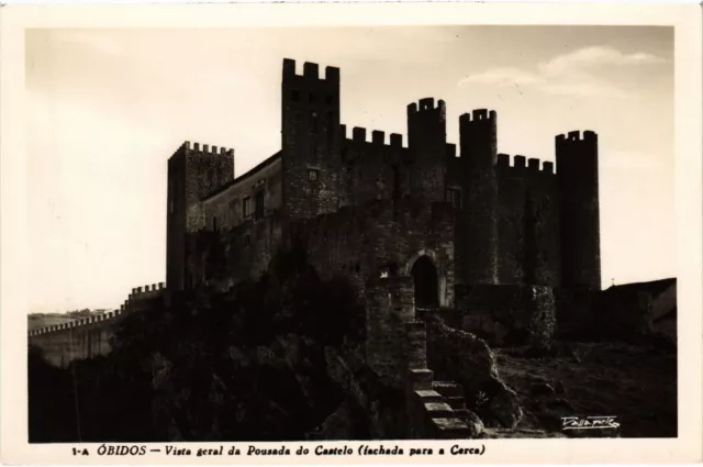 CPA AK Obidos, vista geral da Pousada do Castelo PORTUGAL (1261234)