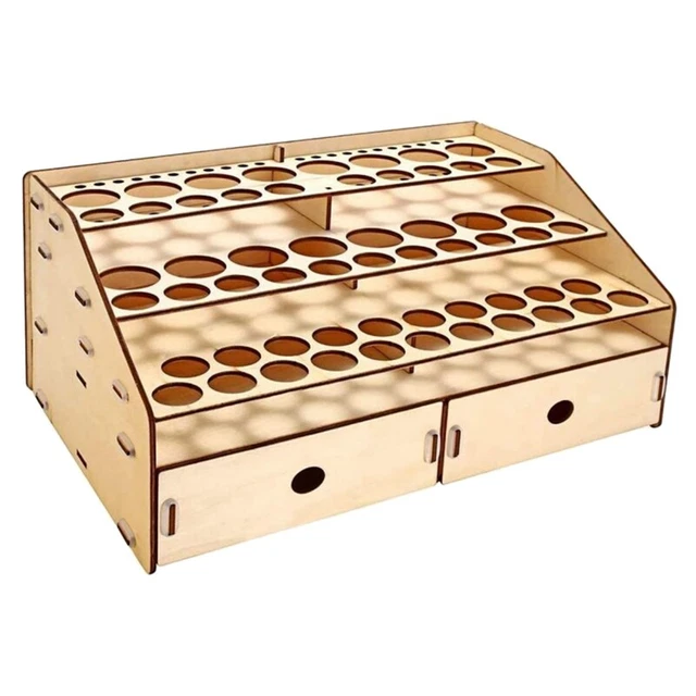 Étagère De Peinture Acrylique, Organisateur De Peinture Acrylique, Support De Rangement Avec Porte-pinceaux, Support De Peinture Acrylique, étagère De Rangement Pour Tubes De Peinture Acrylique, Tubes