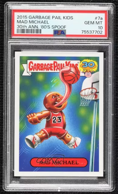 2015 Topps Garbage Pail Kids 30th Anniversary '80s Spoof Mad Michael #7a PSA 10