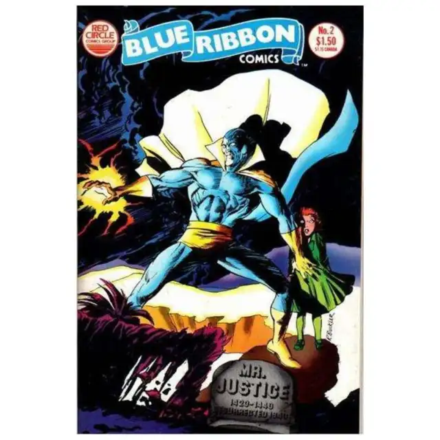Blue Ribbon Comics (1983 series) #2 in VF condition. Red Circle comics [f&