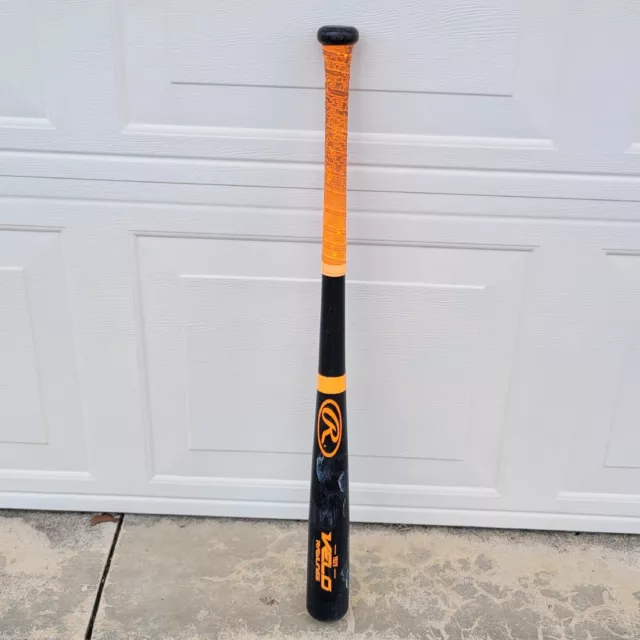 Rawlings VELO Y62V 30" Baseball Bat Little League -7.5 Black Orange Hollow End
