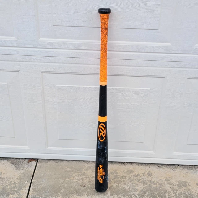 Rawlings VELO Y62V 30" Baseball Bat Little League -7.5 Black Orange Hollow End