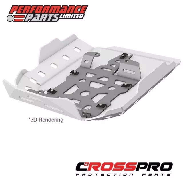 BMW R1300GS 2024 24 CrossPro White Aluminium Engine Sump Plate Guard 264.74 PicClick