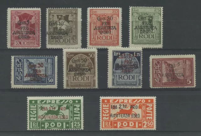 Colonie Egeo 1943 Pro Assistenza 10V. 6 **