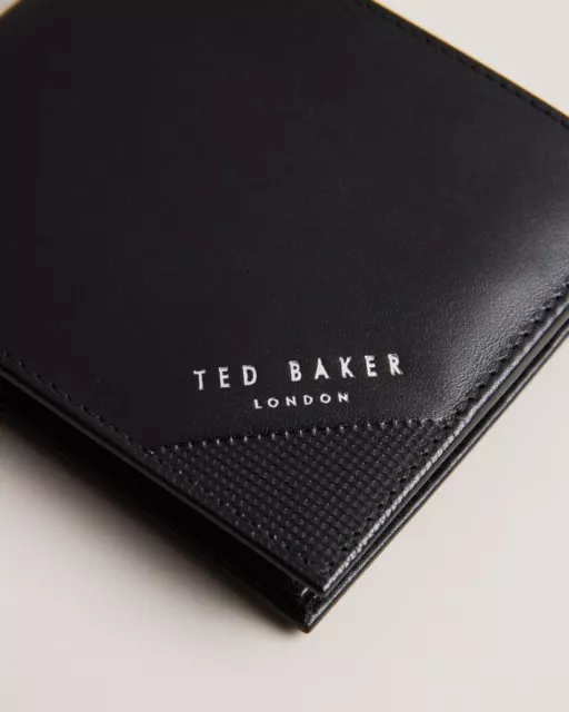 TED BAKER Leather BiFold Wallet Black