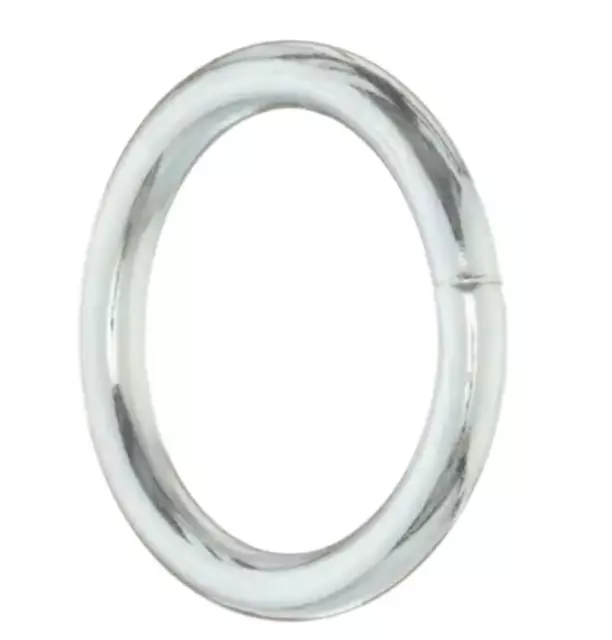 2 Pack Everbilt 300  lb. 1/4 in. x 1-1/2 in. Zinc-Plated Welded O Rings 42424