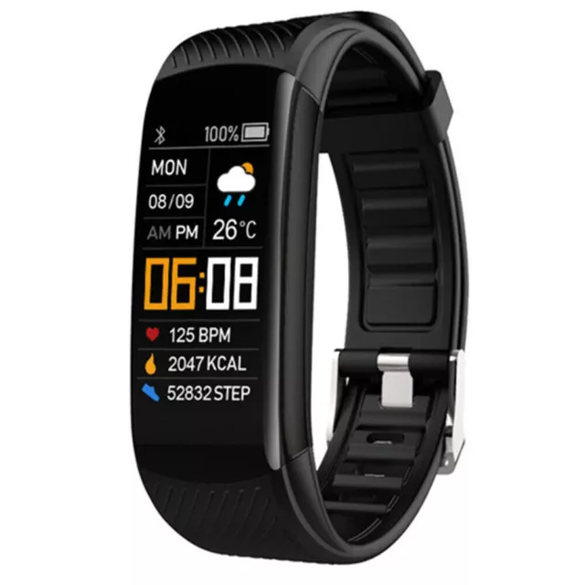 Men Bluetooth Smartwatch Calorie Sport Watch Heart Rate Monitor Smart Wristwatch