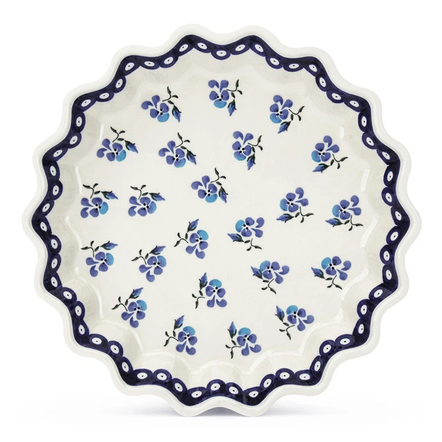 BUNZLAUER KERAMIK Tarteform Backform 32 cm Auflaufform Cremefarben