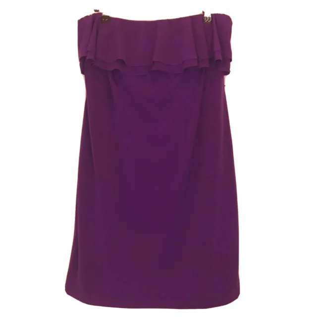 EVENTS COLLECTION WOMENS Size M Purple Strapless Dress $9.93 - PicClick