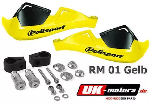 Polisport Evo Protecteurs Jaune pour Husaberg Motocross Motox Supermoto Quad