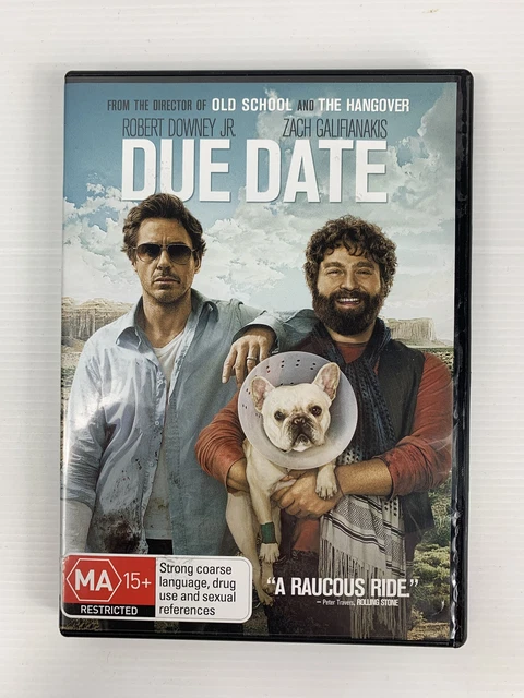 DUE DATE DVD Robert Downey Jr. Zach Galifianakis R4 MINT DISC $8.97 -  PicClick AU