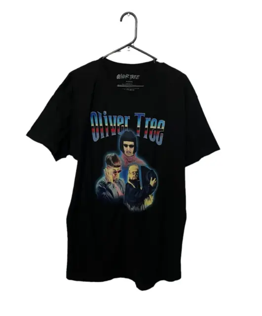 Oliver Tree Shirt Mens XL Black Alone In A Crowd Music Concert Tour Rap Tee