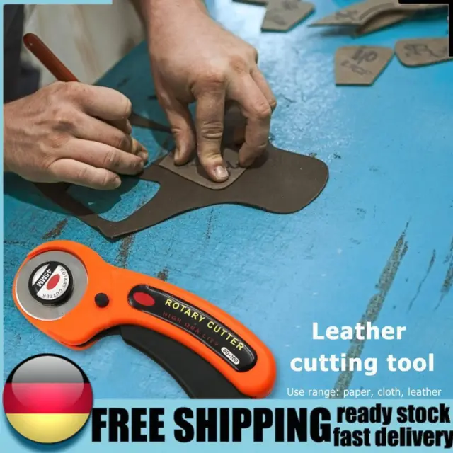 Sharp Rotary Cutter Fabric Circular Blade DIY Patchwork Sewing Cut Leather Tool