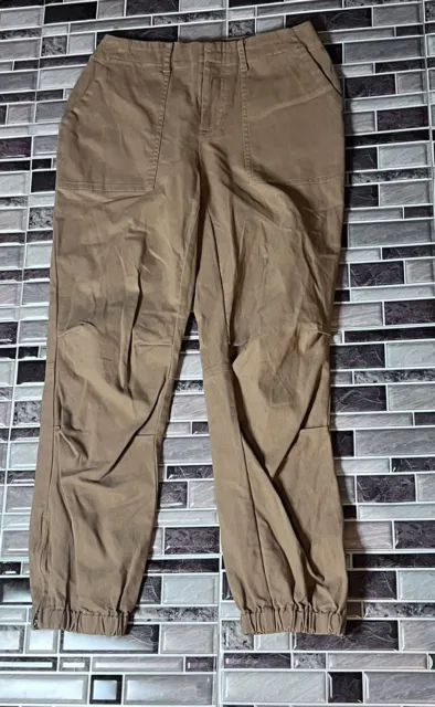 INC International Concepts 0 pants cargo Beige Tan Straight Leg Cropped