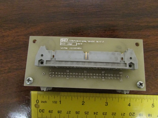 LTX Corporation PCB Circuit Board Card 50 Pin Feedthrough X2 860-0161