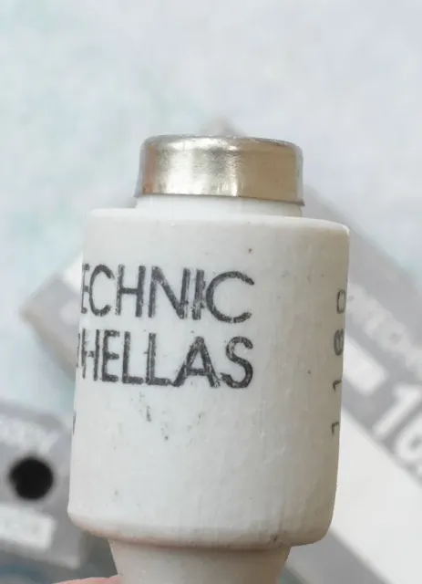 10x Electrotechnic Hellas Fusible bouteille 16A 500V. Lot de 10 7