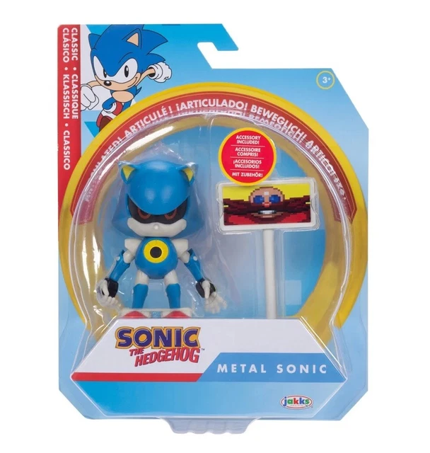 SONIC THE HEDGEHOG Classic Metal Sonic 4 Inch Toy Action Figure £17.00 ...