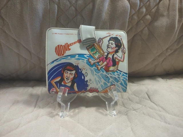 Vintage Super RARE 1966 Mattel Monkees Vinyl Wallet w/Snap Closure Intact*Used??