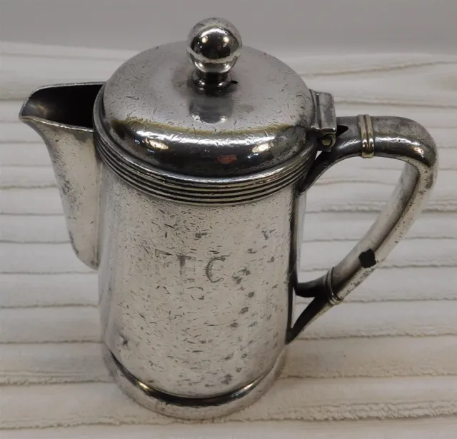 1941 Vintage Florida East Coast Railroad Silver Plated 14oz. Coffee Pot