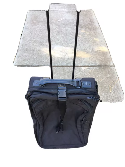 ANDIAMO 22" Black Wheeled Upright Carry On Suitcase Bag