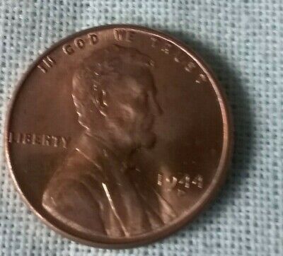 1944 D Lincoln Head Wheat Cent Penny -GEM UNC BRIGHT RED COIN