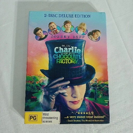 CHARLIE AND THE Chocolate Factory Johnny Depp DVD R4 Family Movie EUR 7