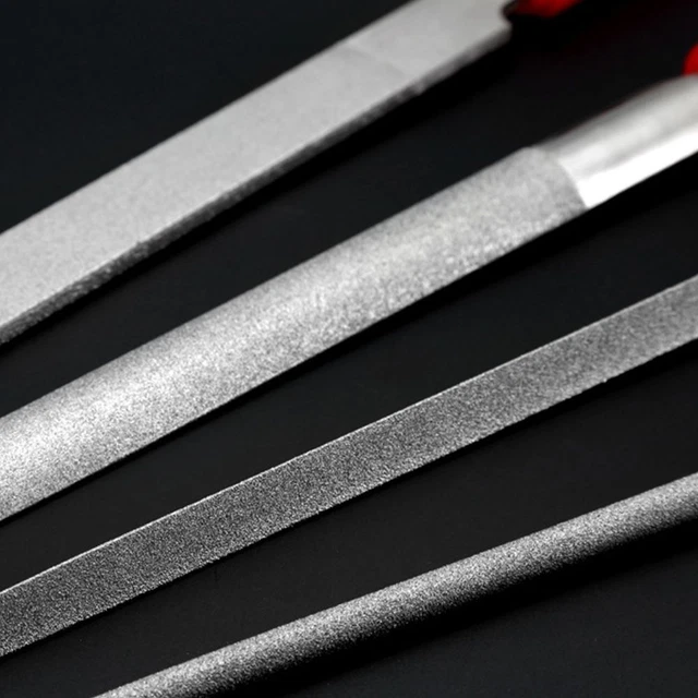 métal Ensemble de fichiers diamant Fichiers chaîne Râpe de classement en métal 9