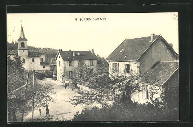 CPA St-Juliende-Ratz, Motiv aus dem Ort
