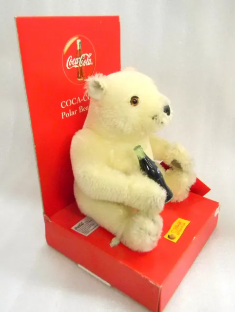 STEIFF EISBÄR Coca Cola Polar-Bear Teddy neuw. OVP Stofftier Plüschtier Sammler 3