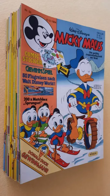 Micky Maus Hefte des Jahrgang 1984 mit Beilagen, sehr guter Zustand, zur Auswahl