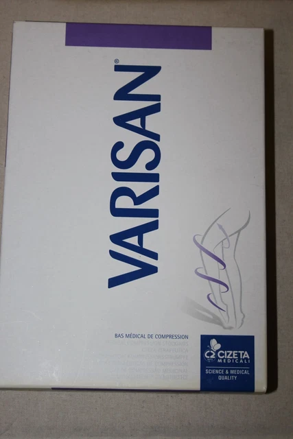 Bas De Contention VARISAN Éthéré - Taille 3 Classe 2 - Normal Poudré - Neuf