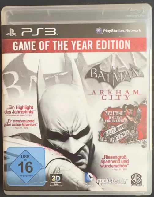 Batman: Arkham City-Game of The Year Edition (Sony PlayStation 3, 2012)