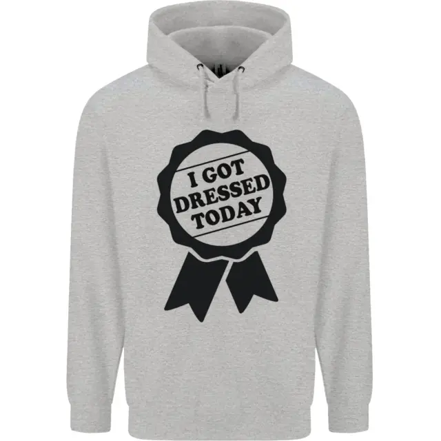 I Got Dressed Today Antisocial Funny Gamer Mens 80% Cotton Hoodie
