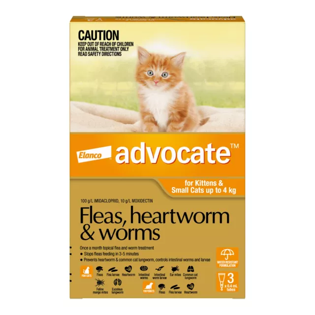 Advocate For Small Cats Up To 4kg 3 pack