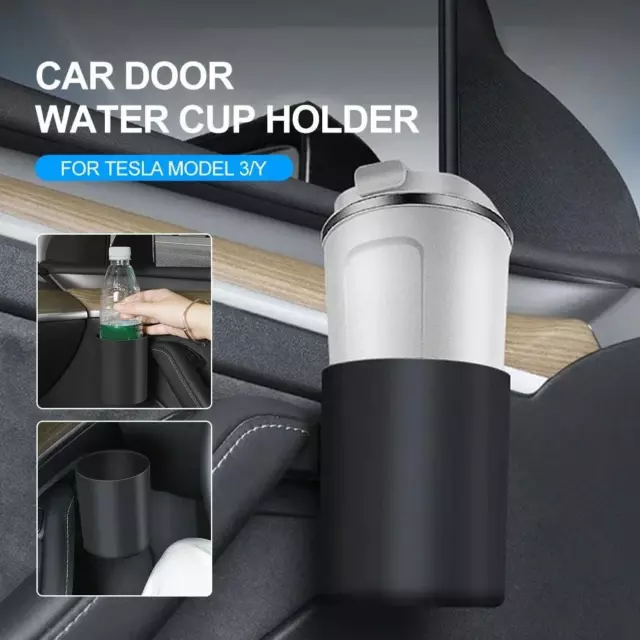 for Model 3 / Y Door Cup Holder Storage Box Vehicle Stand Hot Dashboard W1W6