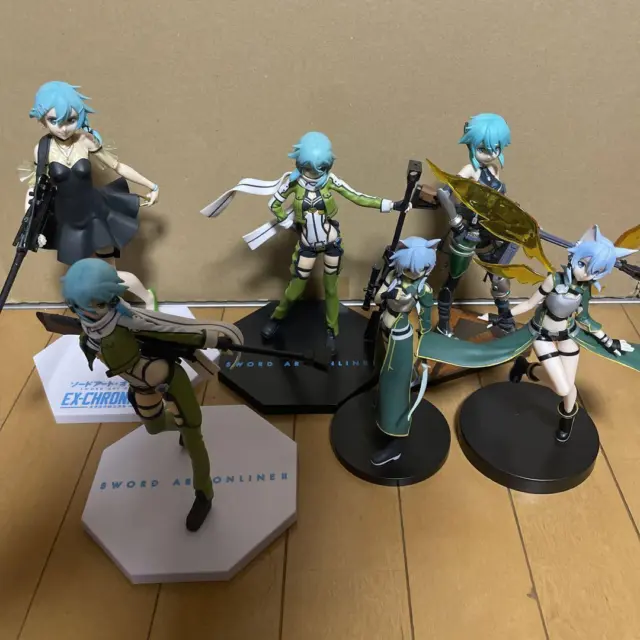 Sword Art Online SAO Figure lot of 6 Sinon EX-Chronicle version Collection