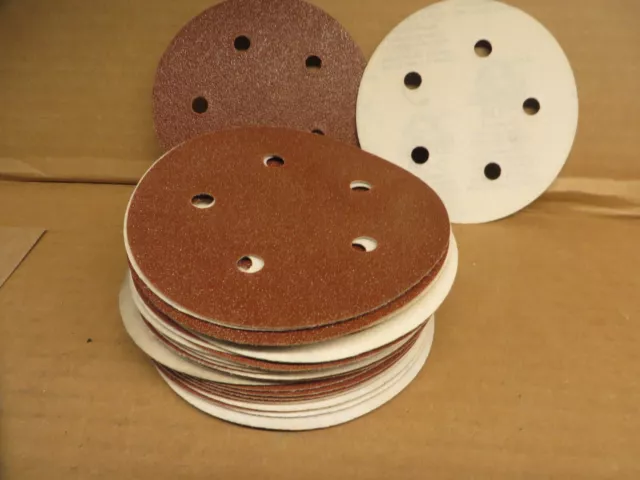Abrasive Disc Sanding Disc 5" 80 Grit 35 Pieces Hook Loop