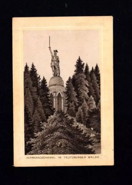Georg Schicht, Aussig, Sammelbild 1890 "Hermanns Denkmal"   (JK-30)