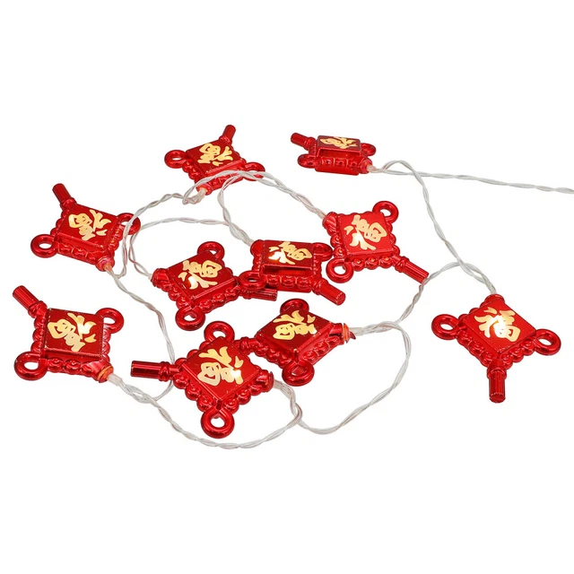 2 Guirlandes Lumineuses Miniatures 1 M - Pour Maison De Poupée, Décoration Noël, Accessoires Lutin